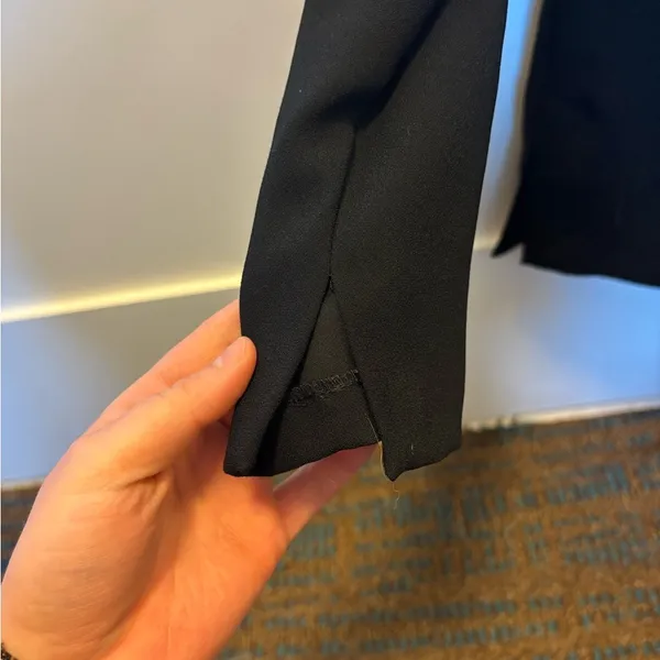 Zara Black V-Neck Jacket - Image 7