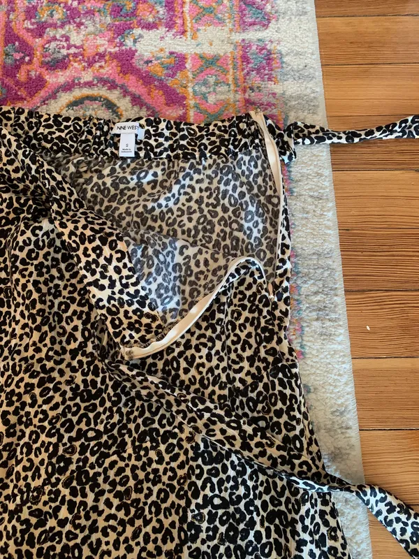 Leopard Midi Skirt Size Small - Image 5