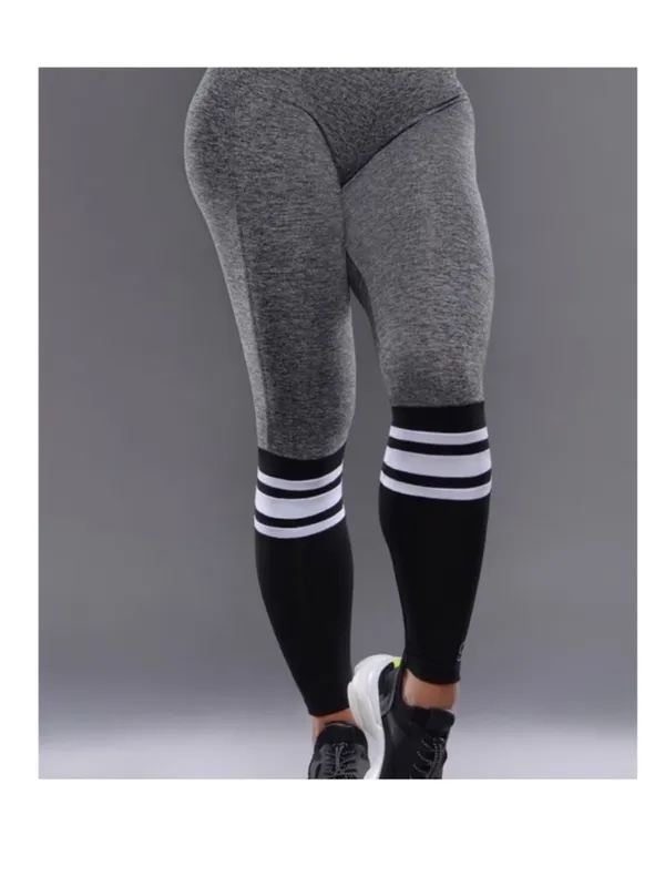 Bombshell sportswear OG sock leggings black grey medium - Image 2