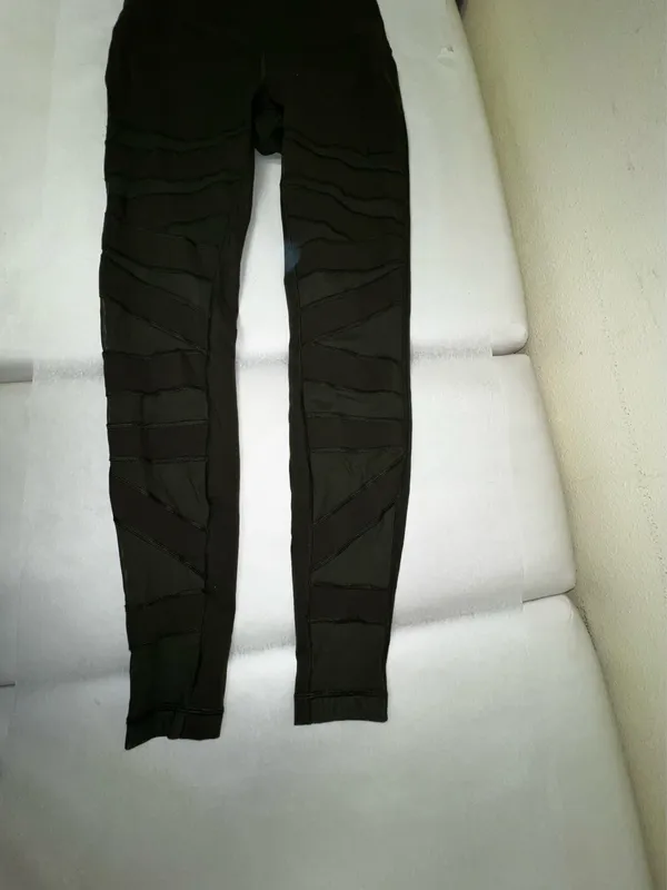 Lululemon Wunder Under Pant (Hi-Rise) *Tech Mesh 28" Dark Olive size 8 - Image 7