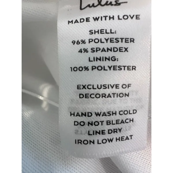 Lulu's On the Dance floor White Jacquard Fringe One-Shoulder Midi Dress XS - Image 15