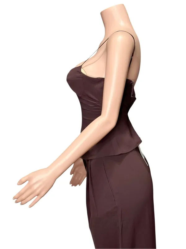 KOOKAÏ Opal Cinch Top, Mahogany, FR32/US0 - Image 5