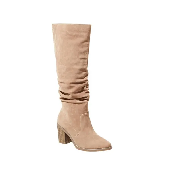 Universal Thread Womens Harlan Dress Boots 88098585 Taupe Brown 11M - Image 8