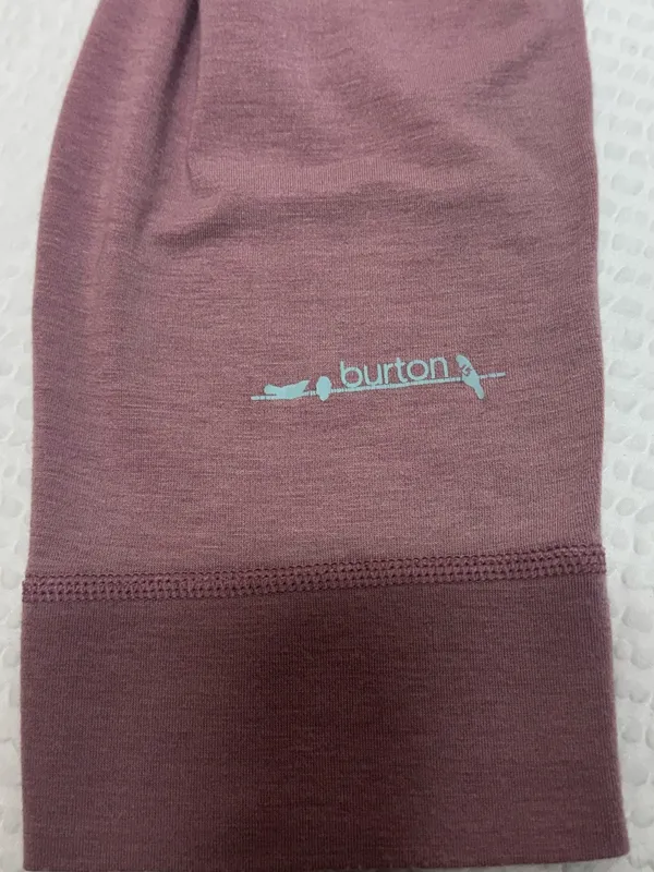 Burton Mauve Base Layer Pants with Aqua Graphic - Image 5