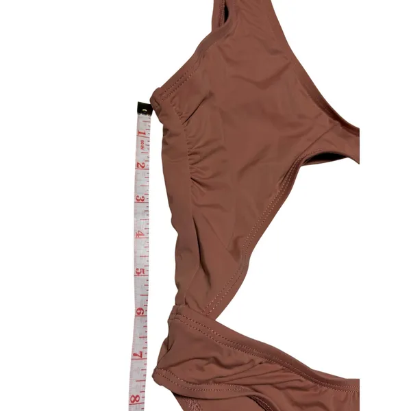 Dippin Daisy Swimwear Brown Tan One-Piece Swimsuit Womens| Size Medium - Image 16
