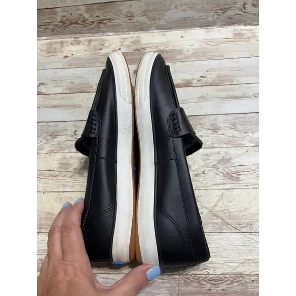 Keds Center III Leather Loafer Women's Size 11M Black Casual Comfort Slip-On - Image 8