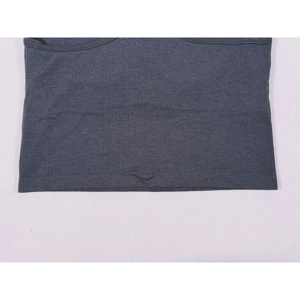 Lululemon Ebb To Street Crop Tank Size 10 Black Racerback Ribbed Seamless Gym - Image 11