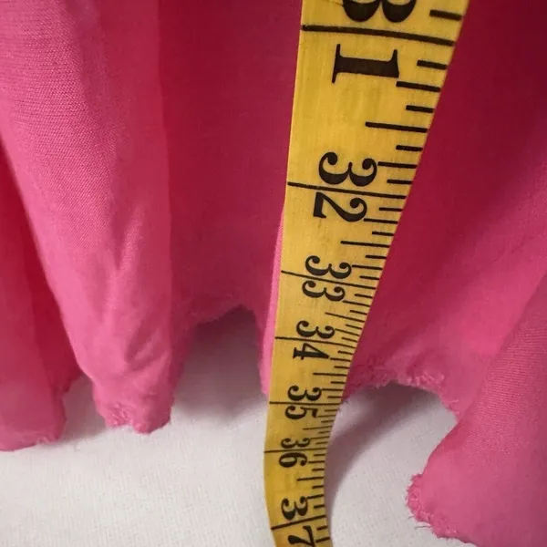 House of Harlow 1960 Dress M Pink Short Flutter Sleeve Babydoll Boho Prairie - Image 8