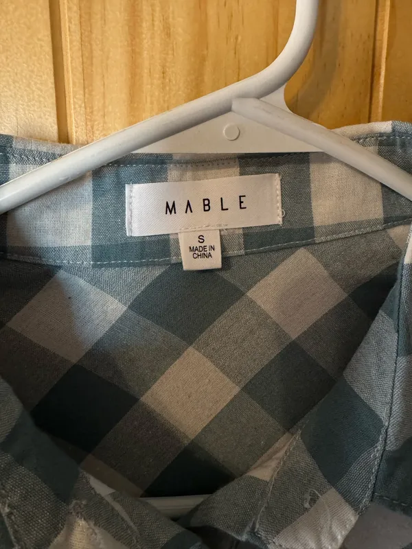 Plaid blouse Green - Image 2