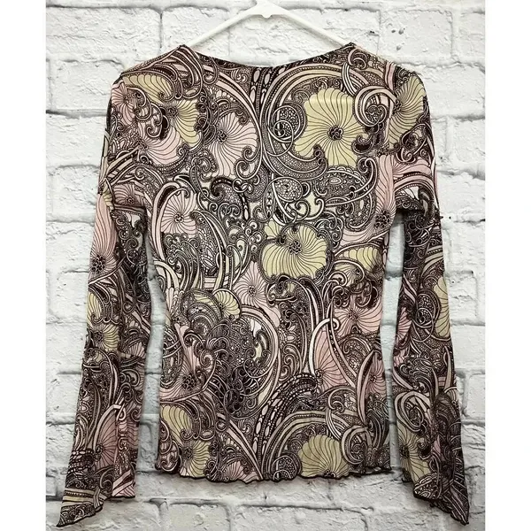 Vintage Y2K fairycore Route 66 boho top size S. - Image 2