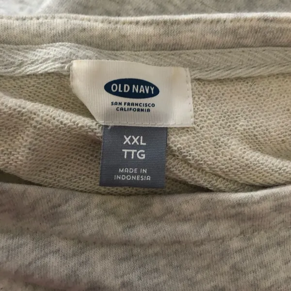 Light Grey Old Navy Laced Sweater - Image 5