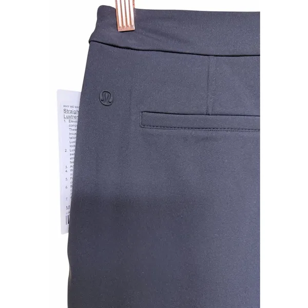 Lululemon‎ Straight-Leg Mid-Rise Pant Luxtreme Black Women's Size Medium - Image 8