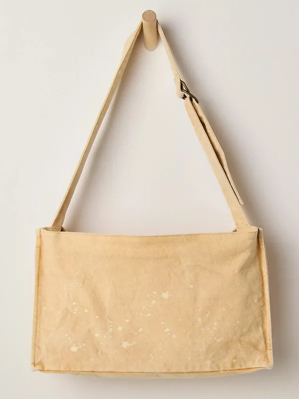 NWT Free People Camp Crush Sling Bag ~ Neutral / Yellow-ish 💛💛💛SOLD OUT! - Image 3