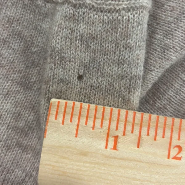 Charter Club Luxury Cashmere Turtleneck Sweater Oatmeal Beige Heather Medium - Image 10