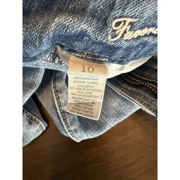 American Eagle Outfitters Boyfriend Jeans Blue Denim Stretch Distressed Women's - Image 6