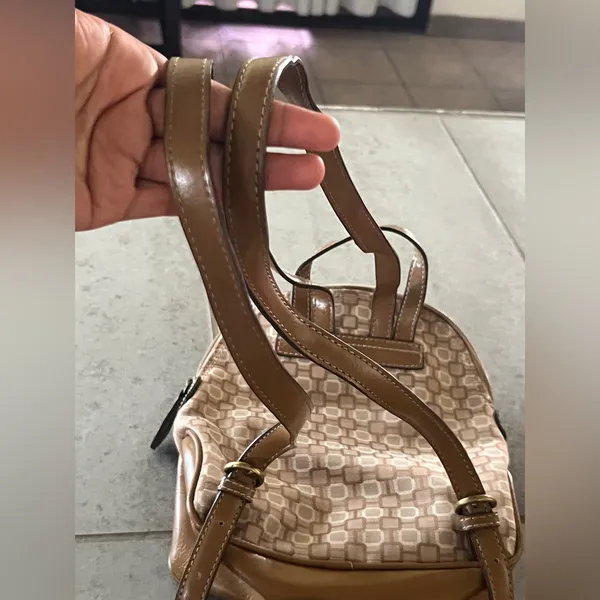 Nine West Y2k vintage Brown  mini  backpack - Image 6