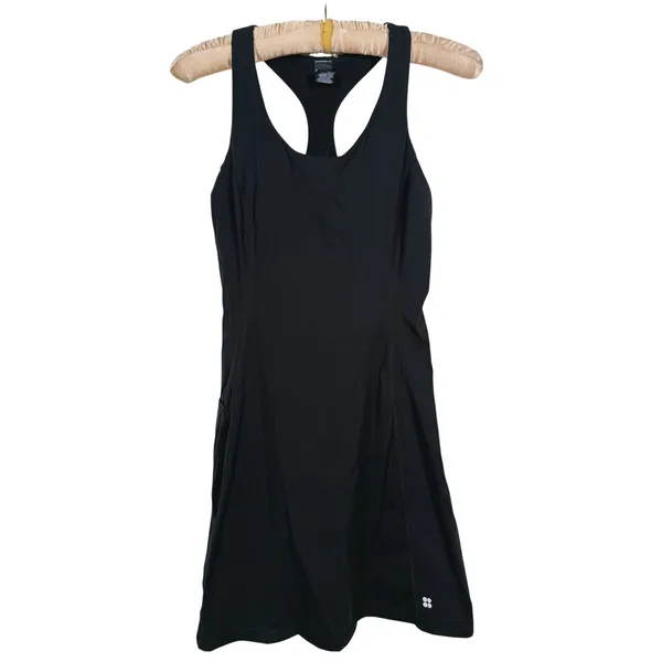 Sweaty Betty Power Workout Dress Womens Small Black Tennis Athletic Sporty Golf - Image 2