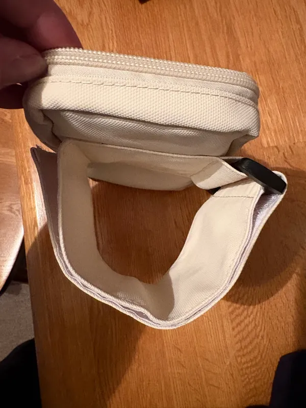 Compact Cream Mini Belt Bag for Women - Image 5