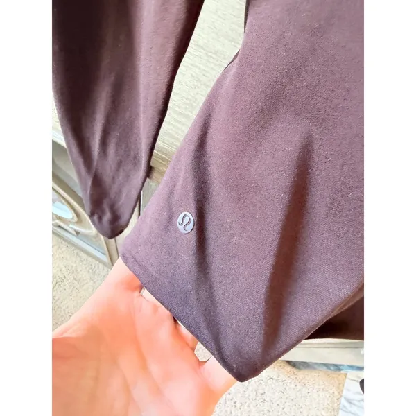 Lululemon‎ Wundermost Square Neck Long Sleeve Bodysuit Women Espresso Small - Image 3