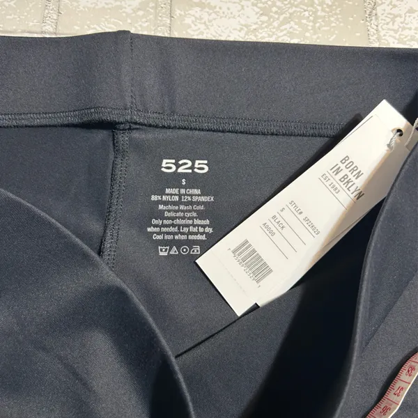 525 America Flare Pants Lounge Active Wear in Black Size Small - Image 4