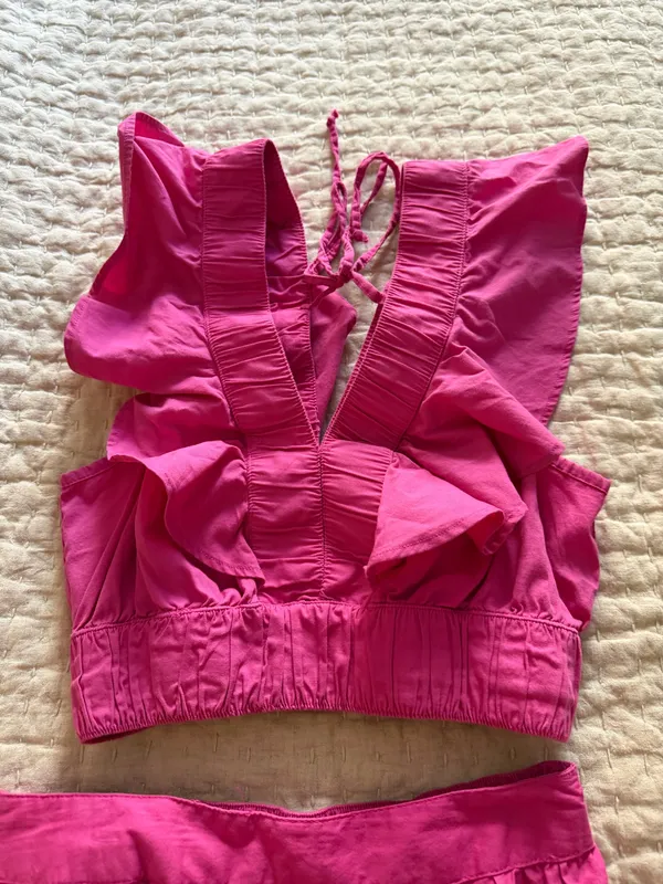 Japna Pink two piece maxi skirt set - Image 4