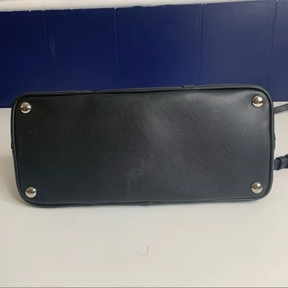 Coach‎ Cora Peyton Black Saffiano Leather Domed Satchel - Image 9
