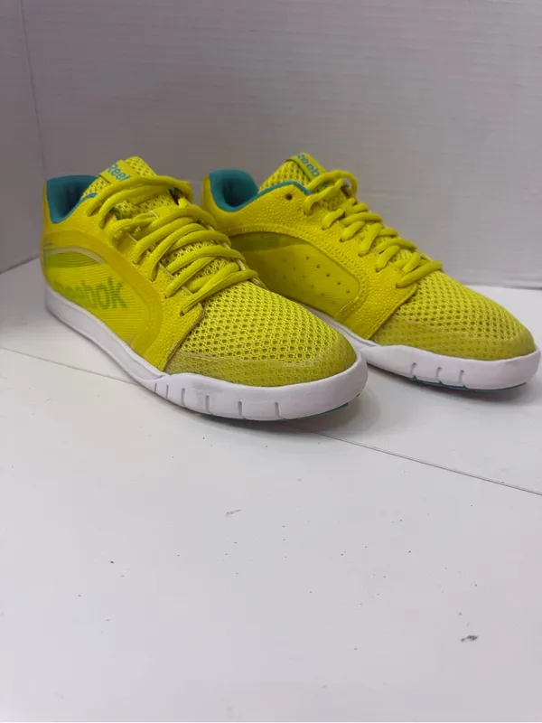 Reebok Dance Ur Lead Yellow Mesh Training Sneakers size 6.5 - Image 2