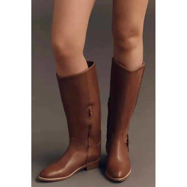 NWB Bronx Leni-Jo Buckle Leather Boots x Anthropologie in Caramel sz. 9US 40EU - Image 2