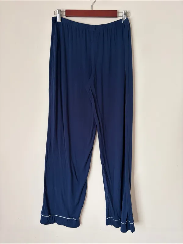 Eberjey blue long pajama pants - Image 2