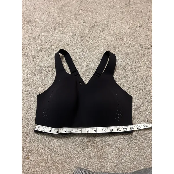 Lululemon AirSupport Bra *High Support DDD Cups $98 BLK/ASGY Size 36DDD‎ - Image 2