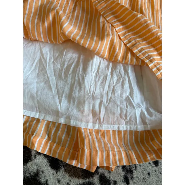 Pact NEW Womens Sunset Light Gauze Cami Dress Size Medium Striped Maxi - Image 7