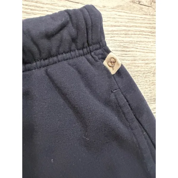 Lou & Grey Lounge Shorts Womens Small Navy Drawstring Athleisure Casual Comfy - Image 2