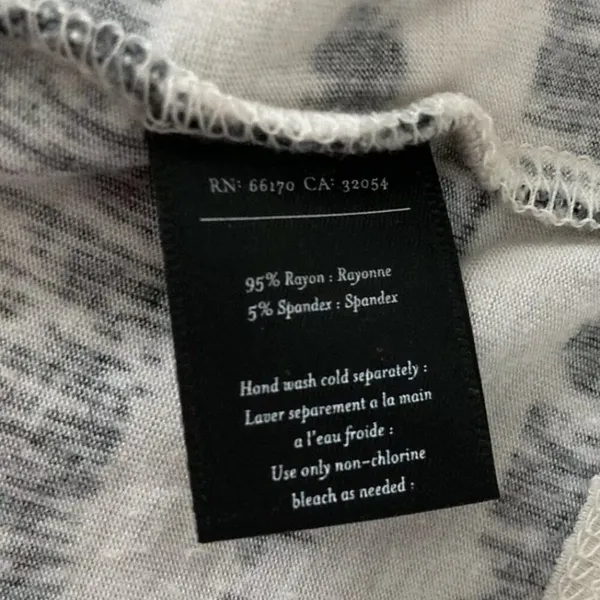 Anthropologie‎ Deletta Dress Small Black White Striped abstract Jersey Stretch S - Image 8