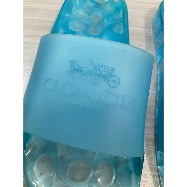 NWOT COACH ULYSSA JELLY POOL SLIDES - Image 2