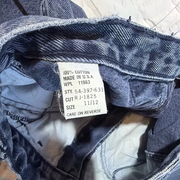 Vintage Roper Womens Jeans High Rise Bareback Button Fly‎ Western Sz 11/12 80's - Image 5