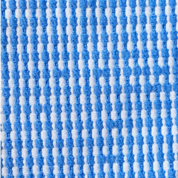 BERLOOK Blue Textured Striped Bikini Bottom ONLY 38 Size M - Image 8