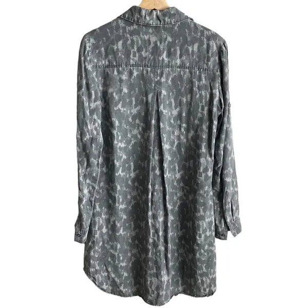 Bella Dahl leopard button down tunic - Image 2
