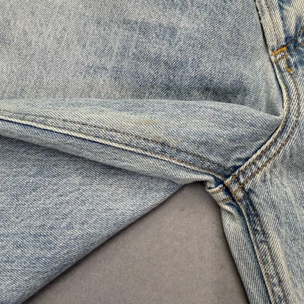 AGOLDE Criss Cross Upsize Jeans Light Wash Blue High Rise Straight Leg Size 28‎ - Image 6