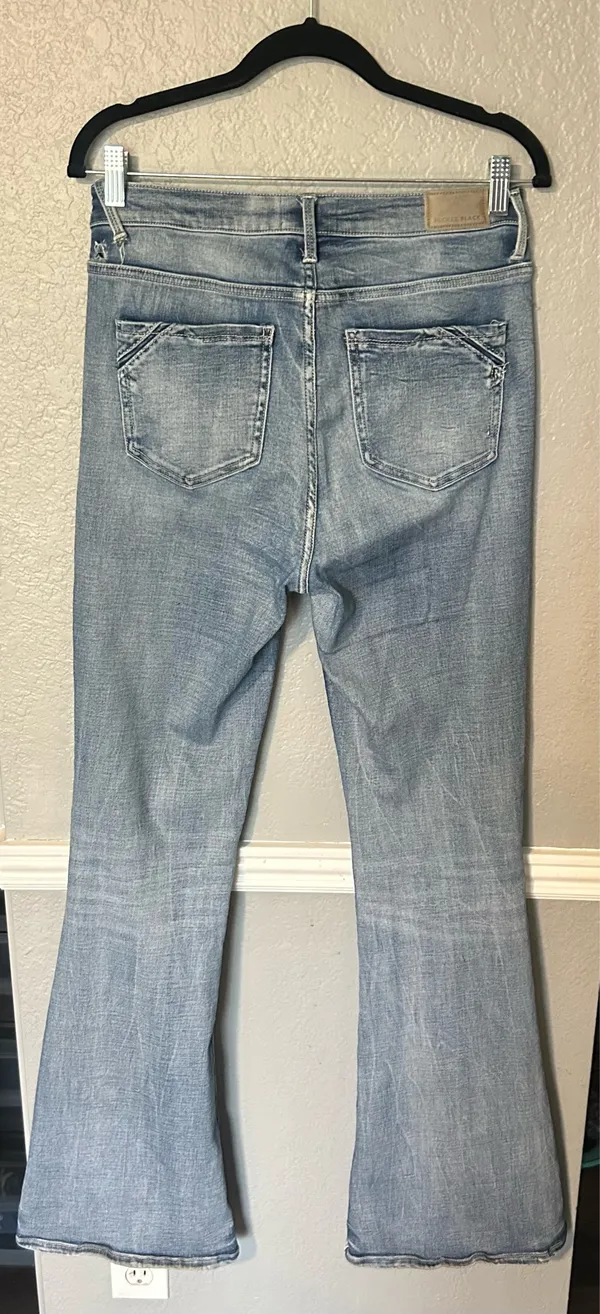 Buckle Black Lightwash Jeans Bootcut Xtra Long - Image 4