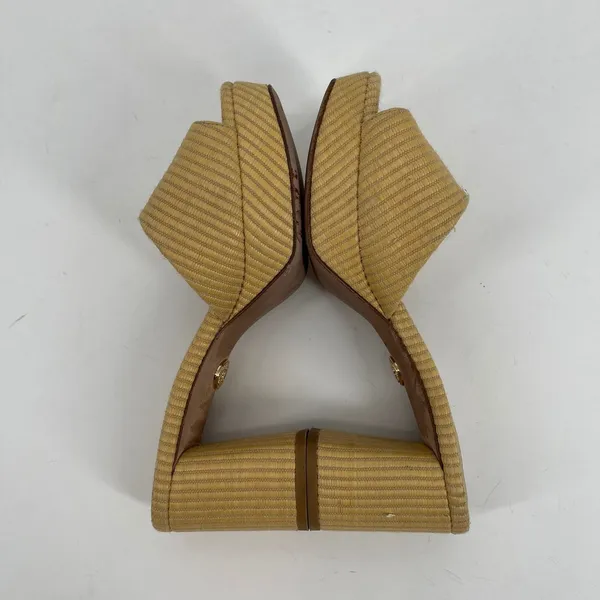 Veronica Beard DALI Woman's Woven Textured Platform Sandals‎ Size 7 Luxury - Image 7