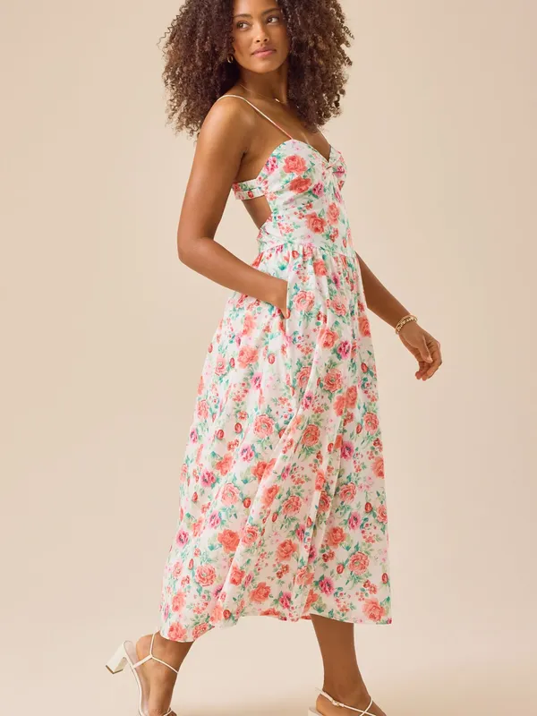 Altar’d State Kismet Floral Maxi Dress L NWOT Cottagecore - Image 2