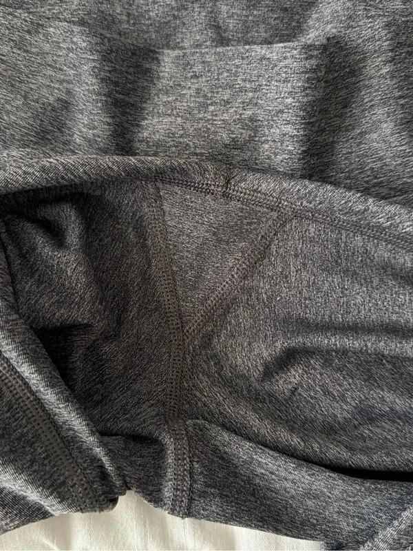 lululemon athletica Charcoal Gray High-Rise 3/4 Leggings size 12 - Image 4