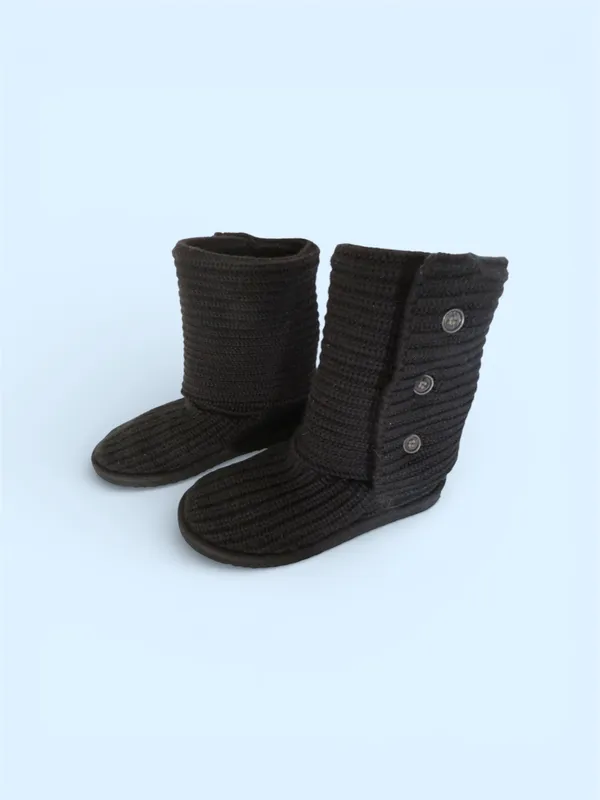 UGG Cardy Knit Boots black 6 - Image 2