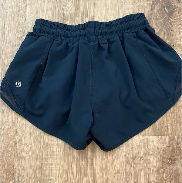 Navy Lululemon Shorts Hotty Hot 2.5" - Image 2