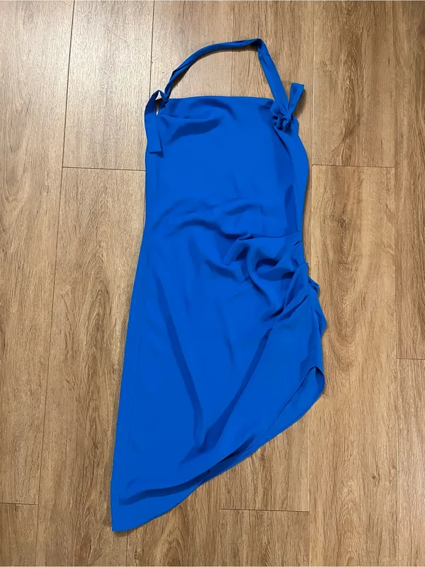 AMANDA UPRICHARD Maxwell Dress in Electric Blue - Image 3