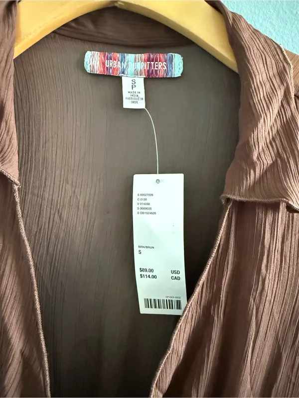 Urban Outfitters Kiki Tie-Front Mini Dress - Image 3