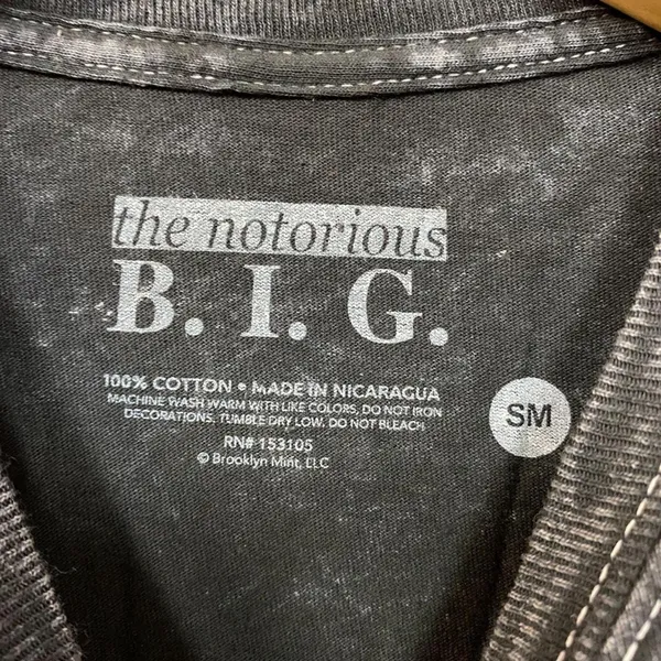 The Notorious BIG It Was All a Dream Rap Tee Small - Image 4