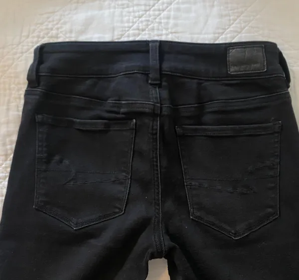 American Eagle Black Artist Flare Jeans - Image 3