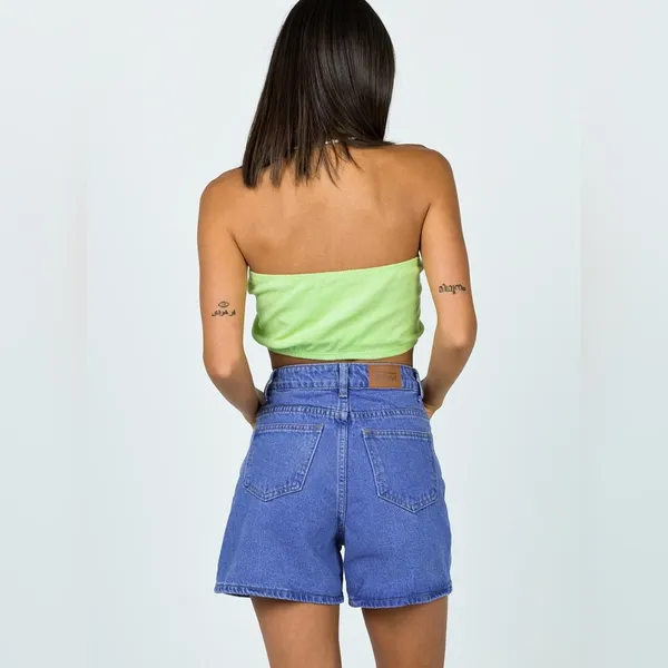 Princess Polly Shorts in Denim Blue - Image 6