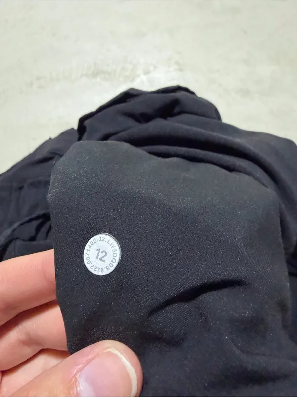 Lululemon stretch high rise Black Jogger Pants Sweatpants 12 - Image 8